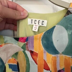 TCEC Multicolor Abstract Dress